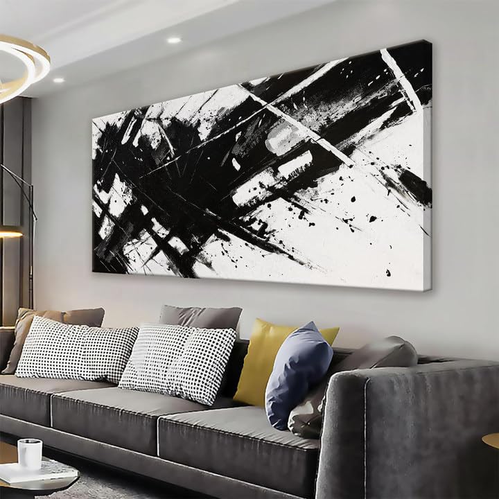 Large Abstract Wall Art For Living Room Abstract art 29" X 58"