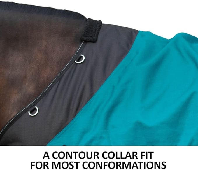 STORM SHIELD Classic II Surcingle Horse Turnout Blanket | Contour Collar | Horse Blankets for Winter Waterproof | 1200D Ripstop Durability | Winter Horse Blanket