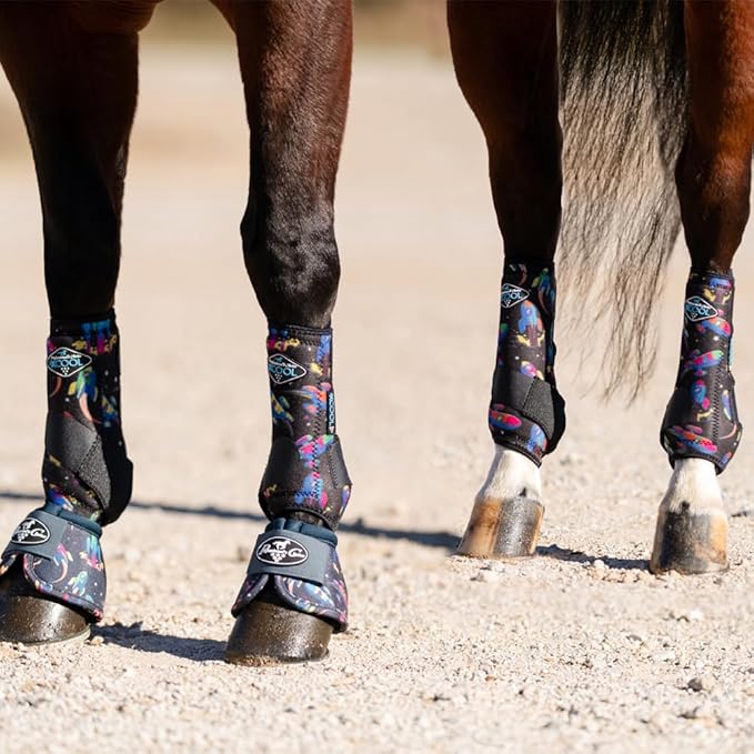 Professional's Choice 2XCOOL Sports Medicine Horse Boots | Protective & Breathable Design for Ultimate Comfort, Durability & Cooling in Active Horses | 2 Pack