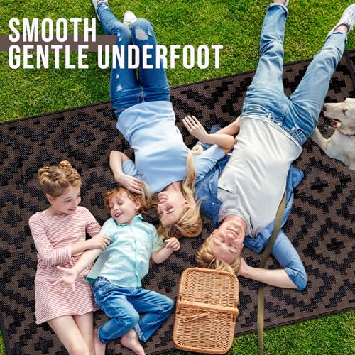 Outdoor Rug 8x10 ft Waterproof Reversible Mat (80 Sq Ft)