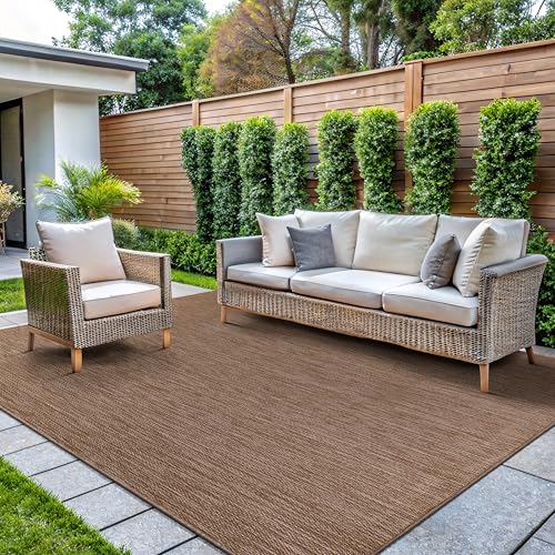 Outdoor Rug 10x14 Modern Area Rugs for Large Indoor and Outdoor Patios and Porches