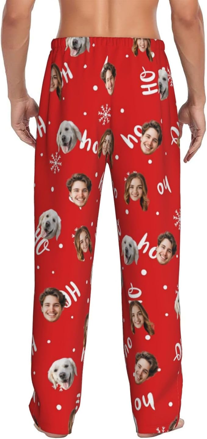 Personalized Pajama Pants For Men Women Custom Pajama Pants With Face Custom Face Pajamas Funny Customized Gifts