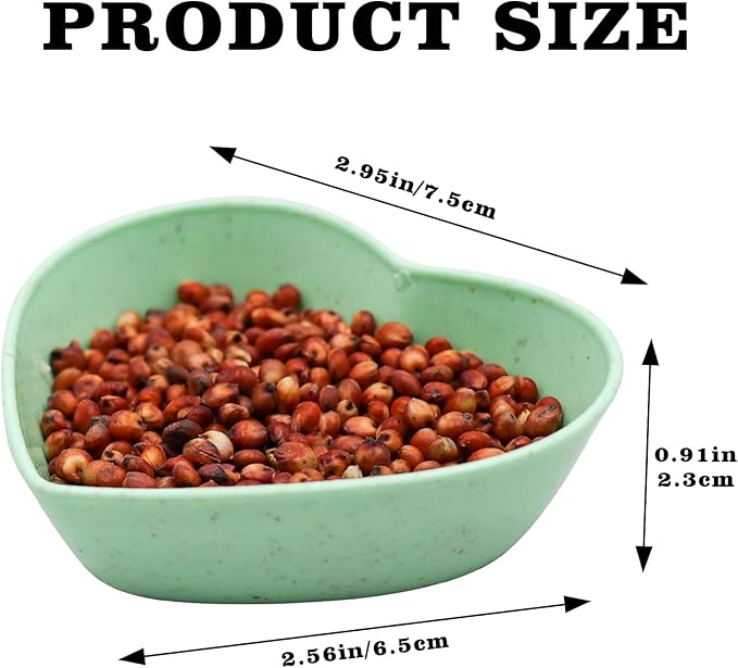 4 Pack Hermit Crab Plastic Food Dish, Hermit Crab Food & Water Bowl, Mini Food Dish Kit, Suitable for Hermit Crab Tarantula Snail