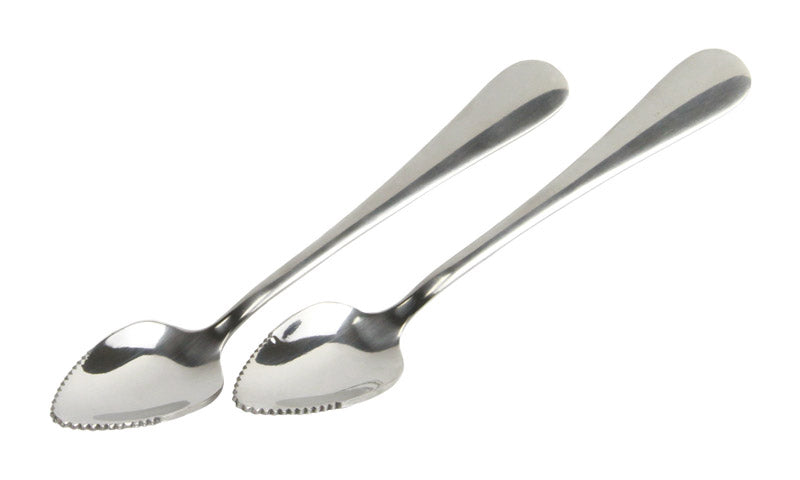 Chef Craft Silver Stainless Steel Grapefruit Spoon Set 21521, Pack of 3