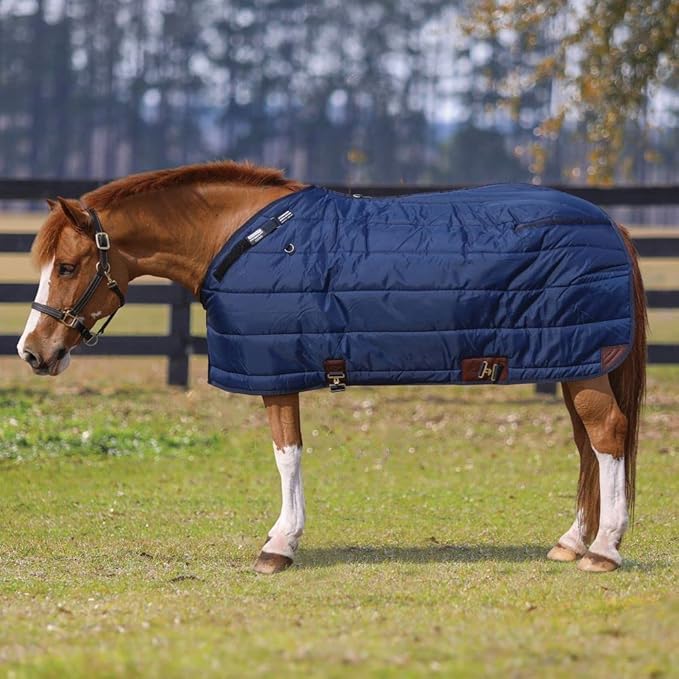 Pony Leg Strap Medium Weight Horse Stable Blanket | Perfect for Ponies | Custom Fit with Cutback Wither | Durable & Breathable