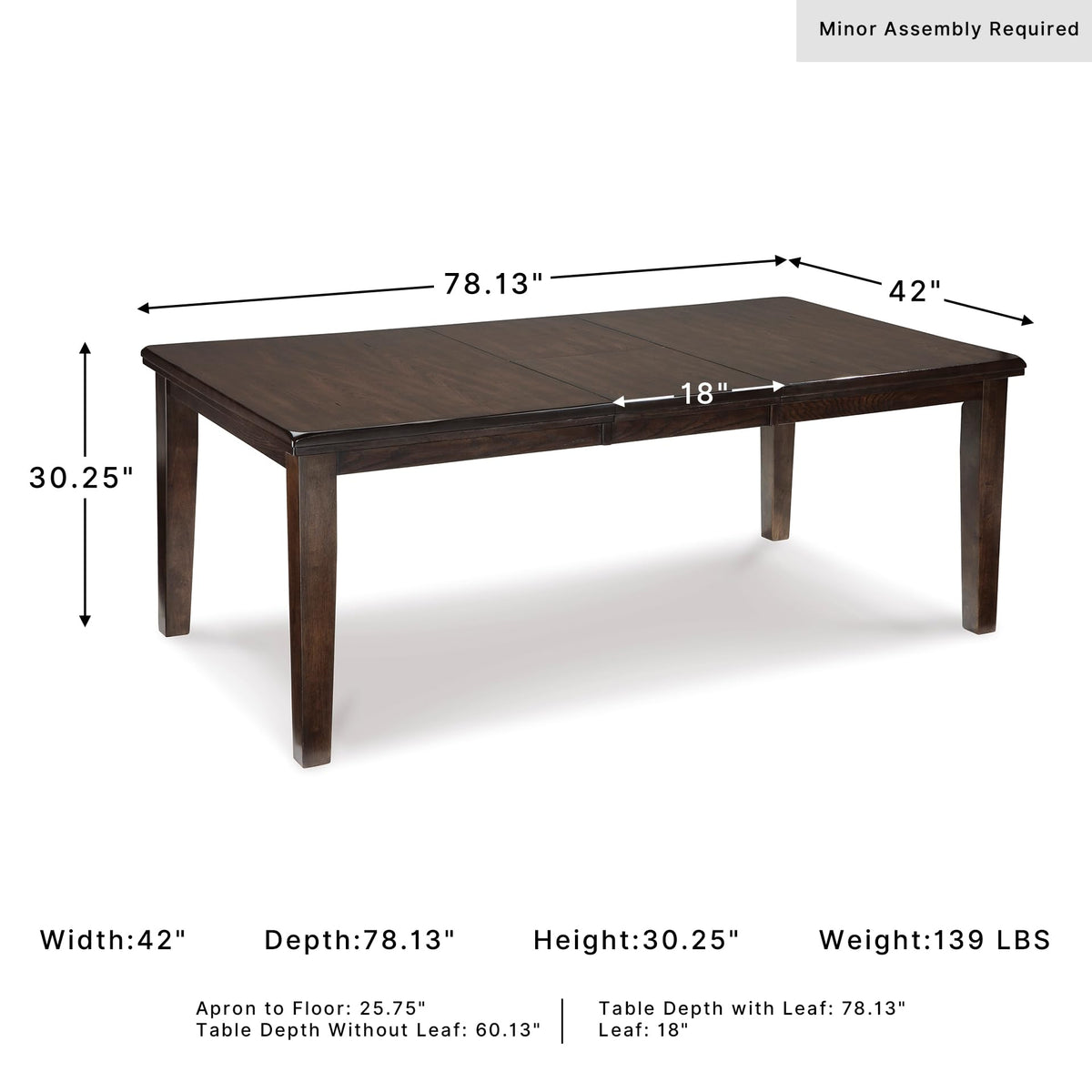 Haddigan Dining Extension Table