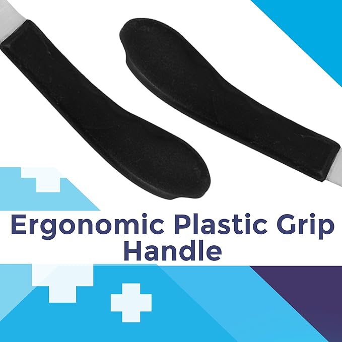 Regular Hoof Knife for Horses – Farrier Tool with Plastic Grip – Hoof Trimming Knife for Equine Care & Veterinary Use (Left Hand)