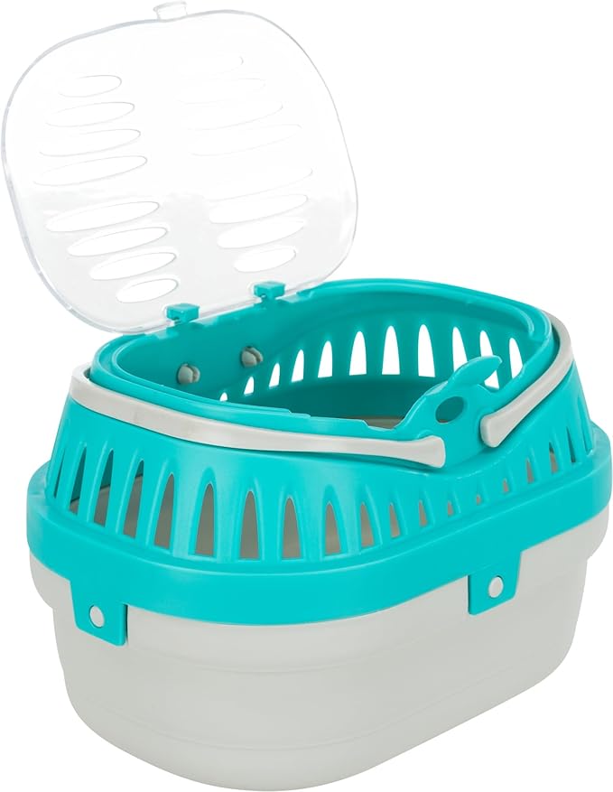 Trixie Pico Transport Crate - Portable Pet Carrier Great for On-The-Go - Traveling Cage for Small Pets, Hamsters, Guinea Pigs, Lizards, and More