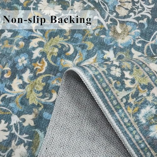 Washable Vintage 2x6 Bathroom Rugs