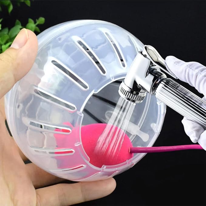 Hamster Exercise Ball Silent Hamster Wheel Small Animals Transparent Ball for Dwar Rat Relieves Boredom and Increases Activity (6 inch, Clear)