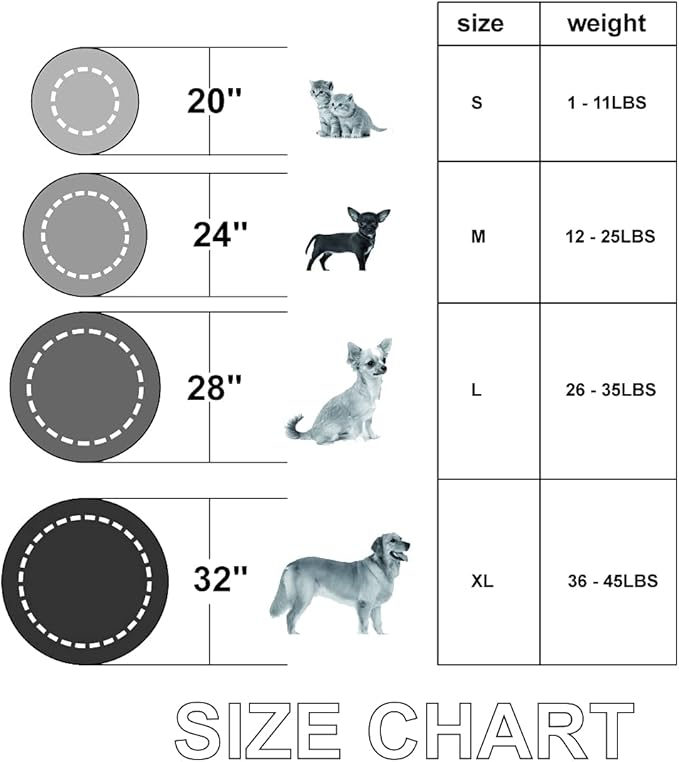 Calming Cat Bed, Soft Round Cuddler Dog Beds Fluffy Plush Faux Fur Pet Beds, Anit-Anxiety Self-Warming Comfy (20", Light Grey)
