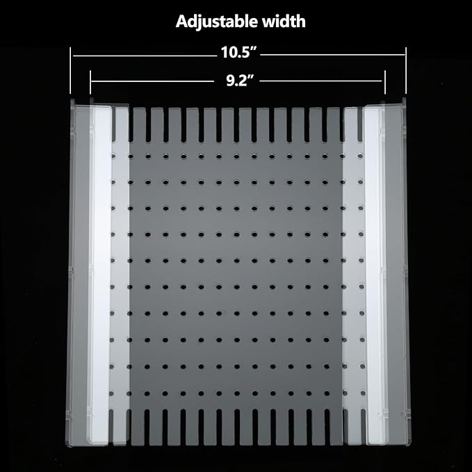 Aquarium Divider Clear 10/15/20 Gallon Fish Tank Divider with Suction Cups (10 Gallon)