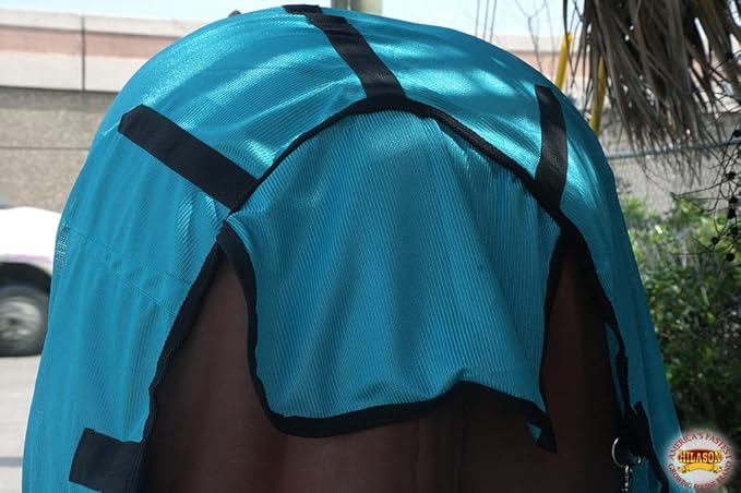 HILASON Horse Fly Sheet - Summer Spring UV Protection Mesh Bug Mosquito FlySheet for Horses | Fly-Sheet