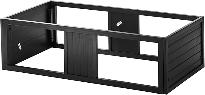 New Age Pet ECOFLEX Two Large Reptile Enclosures with Matching Stacker Combo Set in Black
