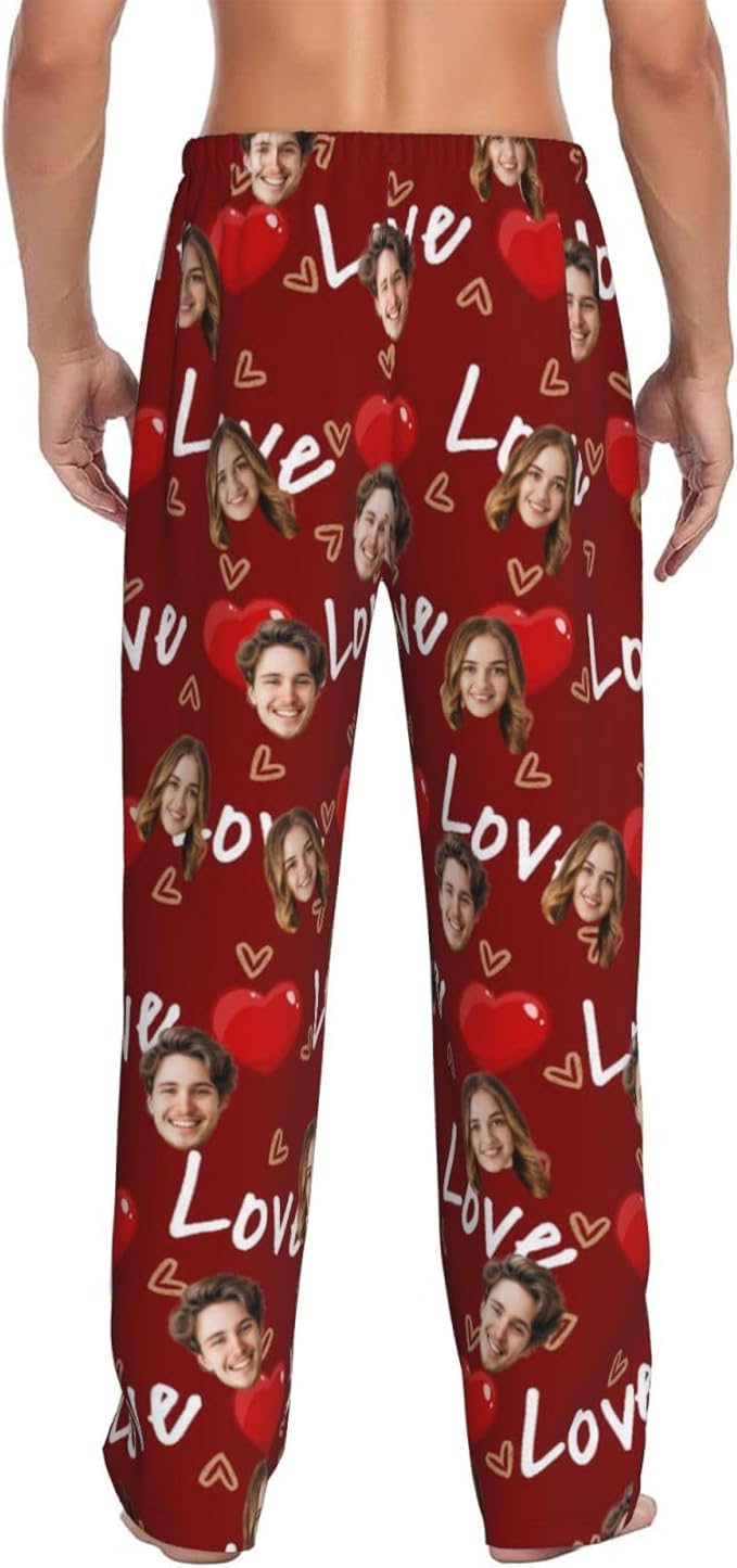 Personalized Pajama Pants For Men Women Custom Pajama Pants With Face Custom Face Pajamas Funny Customized Gifts