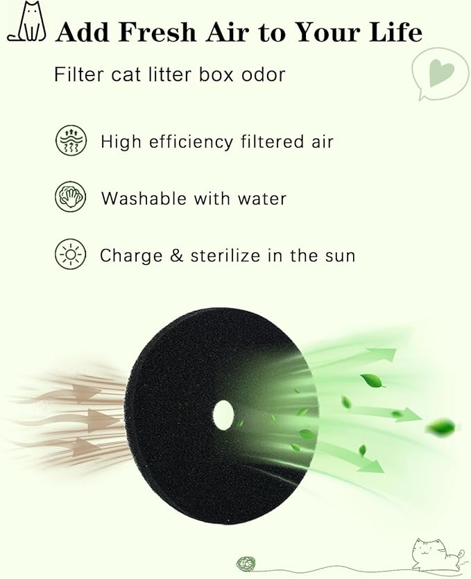 Cat Litter Box Plant Furniture Enclosure, Hidden Handwoven Rattan with Cat Litter Box and Artificial Plants, Odor Control Filter, Real Stones in Living Room, Bedroom, Corner (Black)