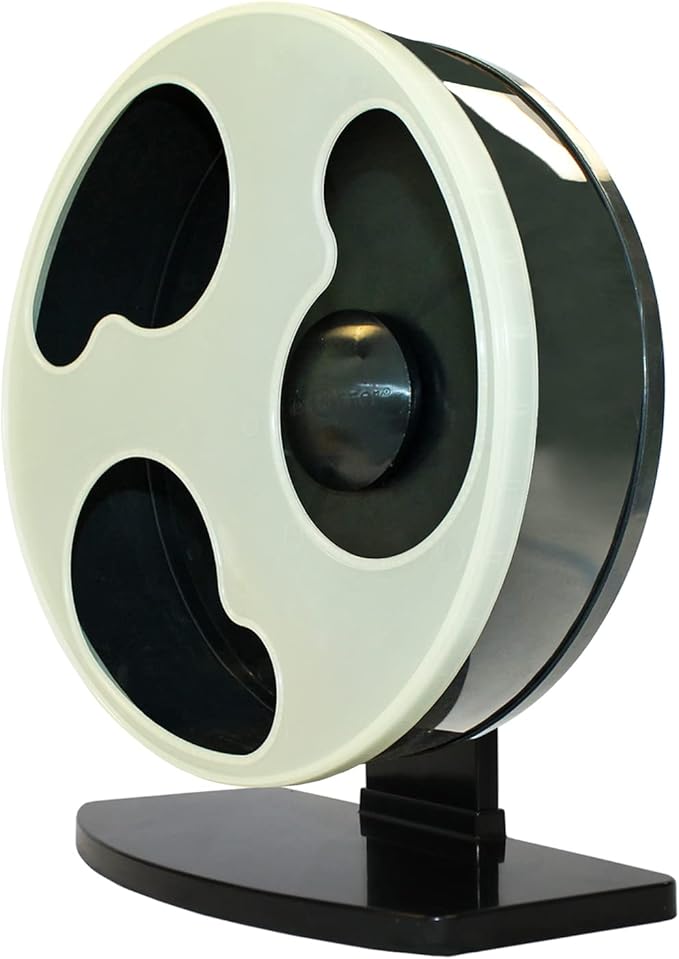 Exotic Nutrition Silent Runner Glow Wheel - 12" Regular - Silent, Fast, Durable Exercise Wheel - Sugar Gliders, Hamsters, Female Rats, Mice & Small Pets