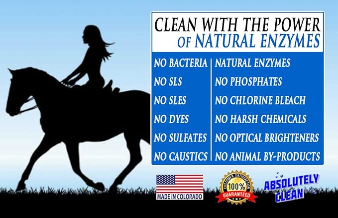 Absolutely Clean Amazing Saddle Soap Spray for Leather Cleaning & Tack Cleaner and Conditioner