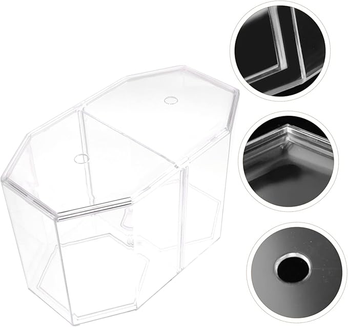 Fish Separation Box Dual Compartment Betta Breeding Tank Removable Divider High Aquarium Isolation Box for Safe Fish Hatching and Spawning