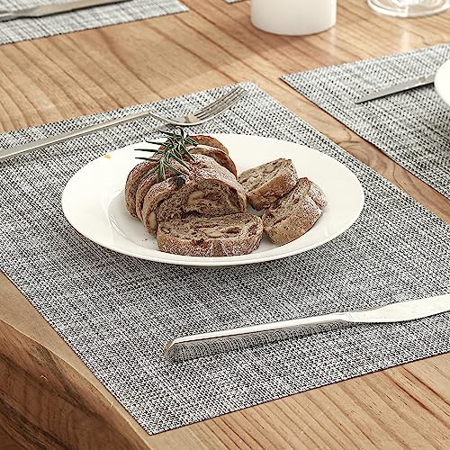 Linen Grey Placemats Set of 12 (12 Count)