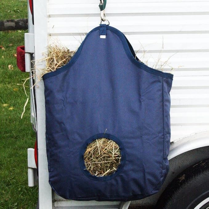 Schneiders Small Tough Tote Hay Bag for Horses | Durable 600D Material | Reduced Waste Feeding for Barn or Farm | 2 Flakes
