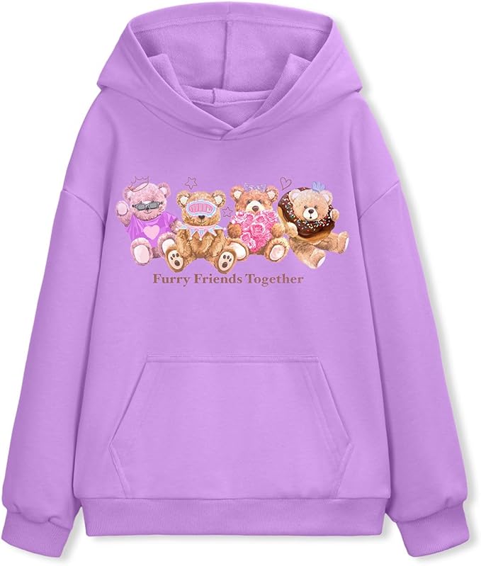 WELAKEN Sweatshirts for Girls Toddler & Kids II Little Girl's Pullover Tops Sweaters & Hoodies