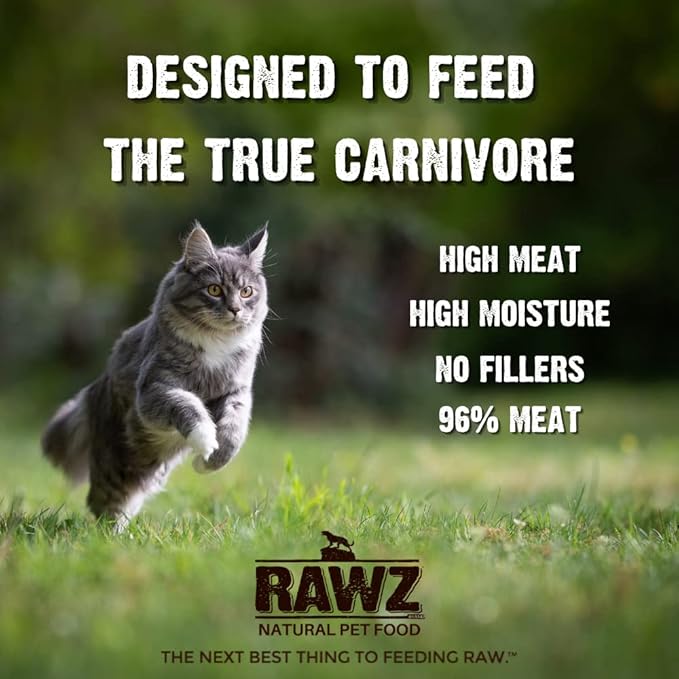Rawz Natural Premium Pate Canned Cat Wet Food - Made with Real Meat Ingredients No BPA or Gums - 5.5oz Cans 24 Count (Duck & Duck Liver)