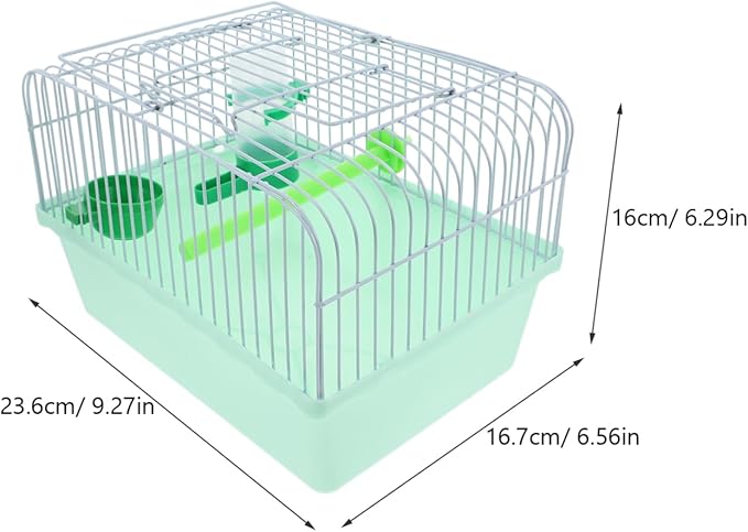 balacoo Portable Bird Cage with Feeder and Water Dispenser Spacious Travel Carrier for Parakeets Lovebirds and Birds Metal Construction for Outdoor Adventures