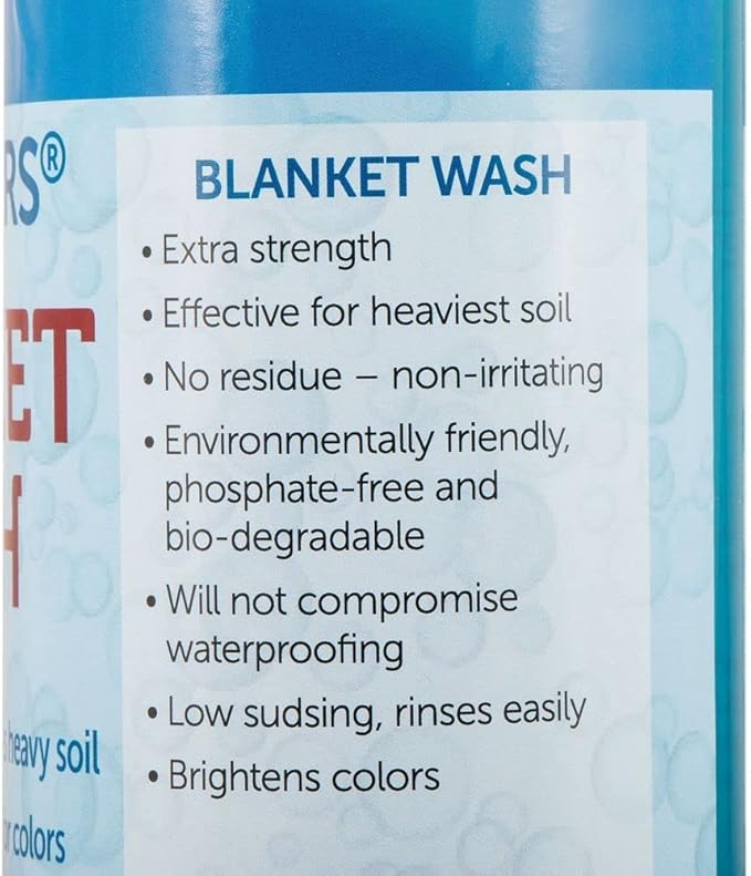 Schneiders Horse Blanket Wash | Transformative Equine Care | Wash in Waterproofing | Horse Blanket Wash Revives & Protects | Eco-Friendly Formula | Size 32 oz