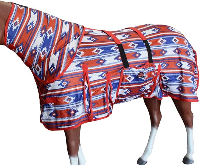 HILASON Horse Fly Sheet - Summer Spring UV Protection Mesh Bug Mosquito FlySheet for Horses | Fly-Sheet