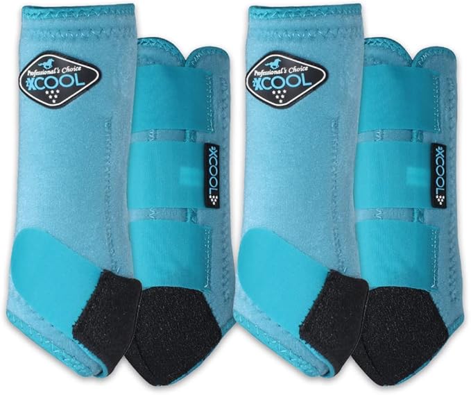 Professional's Choice 2XCOOL Sports Medicine Horse Boots | Protective & Breathable Design for Ultimate Comfort, Durability & Cooling in Active Horses | 2 Pack