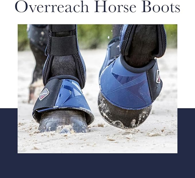 LeMieux Black Soft Shell Overreach Horse Boots - Protective Gear and Training Equipment - Equine Boots, Wraps & Accessories