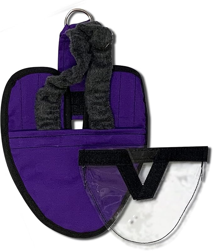 Hen Holster Wrap-Around Bird Diaper & Harness for Larger Pigeons, Small Breed - with Removable Liner, Adjustable Fit for Outdoor Adventures & Indoor Use, Easy to wear - Purple, XS
