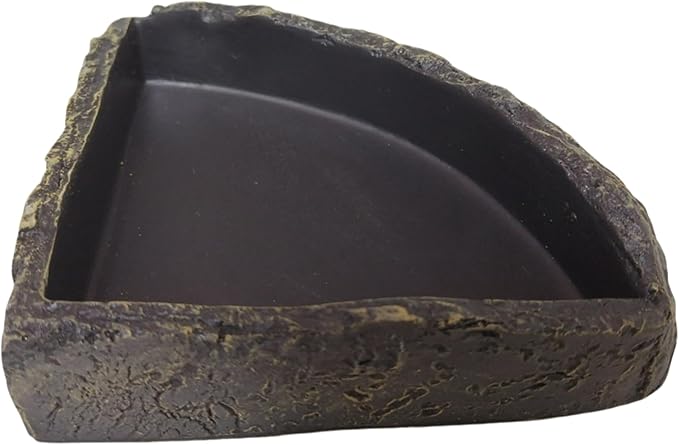 Reptile Water Tray, Food Bowl, Reptile Feeder, Food and Water Tray, Suitable for Leopards, Geckos, Lizards, Frogs, Snakes, Chameleons, Turtles