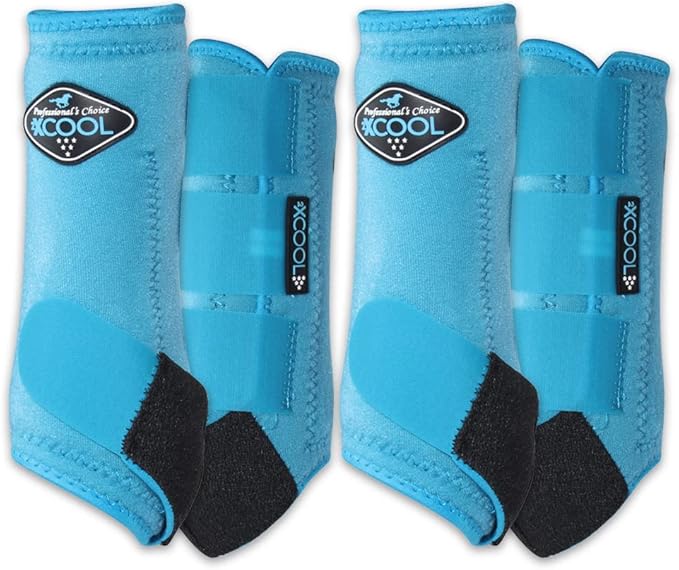 Professional's Choice 2XCOOL Sports Medicine Horse Boots | Protective & Breathable Design for Ultimate Comfort, Durability & Cooling in Active Horses | 2 Pack