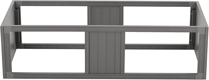 New Age Pet ECOFLEX Two Large Reptile Enclosures with Matching Stacker Combo Set in Grey