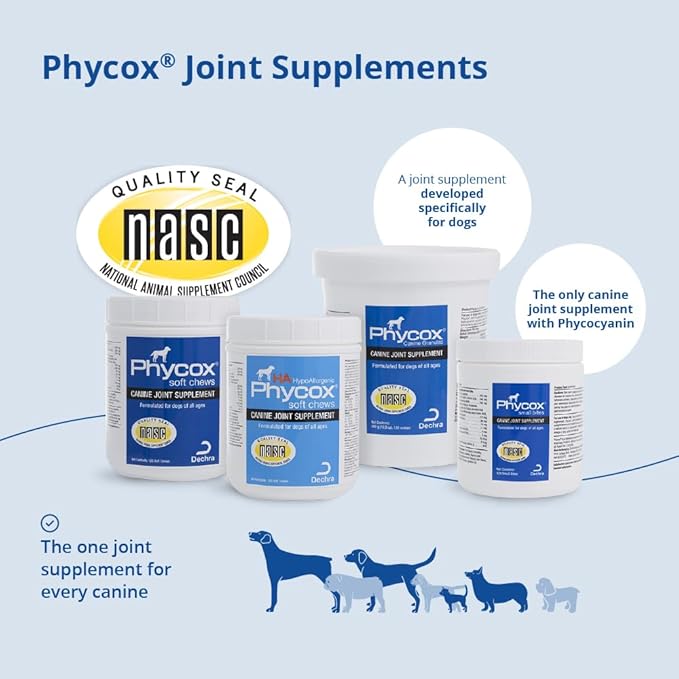 DechraSupply Phycox MAX Hypoallergenic (HA) Soft Chews, Joint Supplement for Dogs (90ct)