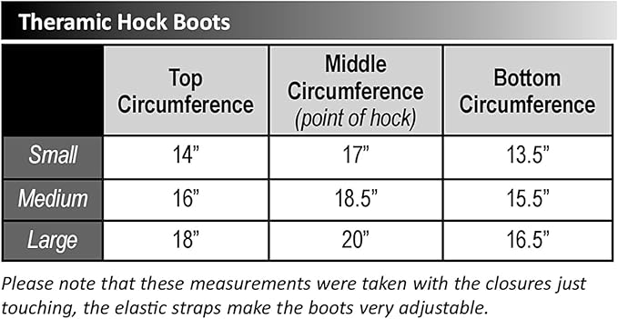 Professional's Choice Theramic Hock Boots | May Help to Increase Blood Circulation, Reduce Inflammation and Ease Pain |Sold in Pairs | Small, Medium, Large