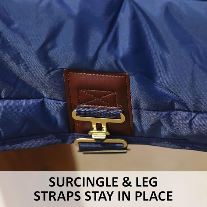 Pony Leg Strap Medium Weight Horse Stable Blanket | Perfect for Ponies | Custom Fit with Cutback Wither | Durable & Breathable