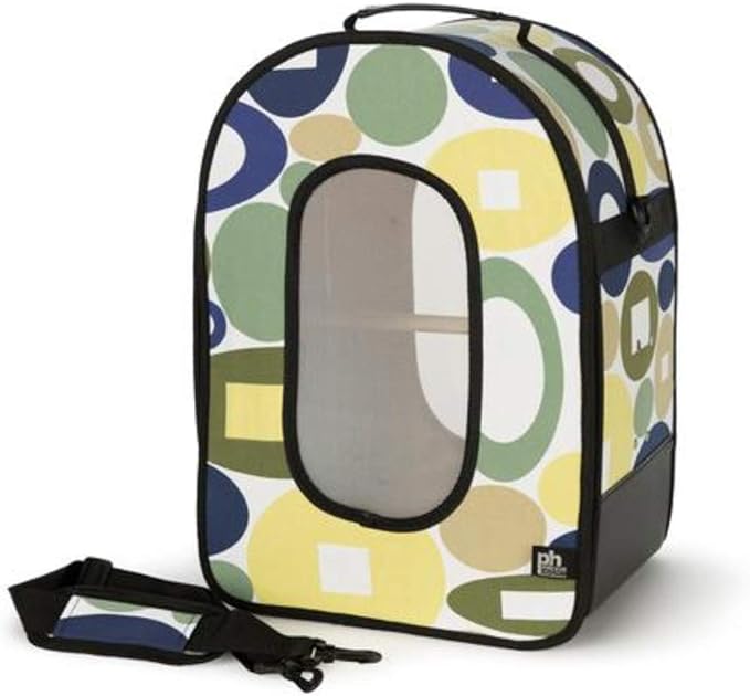 Prevue Pet Products Soft Sided Bird Travel Carrier with Perch Large, Multicolor (1309)