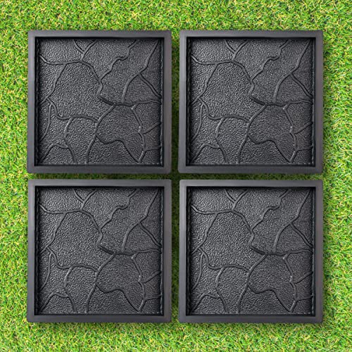 Plastic Molds Concrete Set Patio Paving Mold 4 pcs