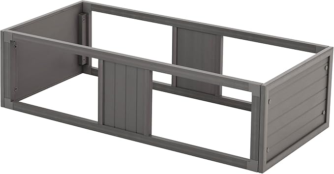 New Age Pet ECOFLEX Two Medium Reptile Enclosures with Matching Stacker and Cabinet Stand Set in Grey