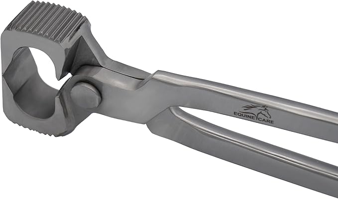 Equine Care 14-Inch Horseshoe Puller & Hoof Spreader Tool | Professional Serrated Jaw Farrier Pliers | Chrome Vanadium Steel, Rust-Resistant | Ideal for Farriers, Veterinarians & Horse Owners.