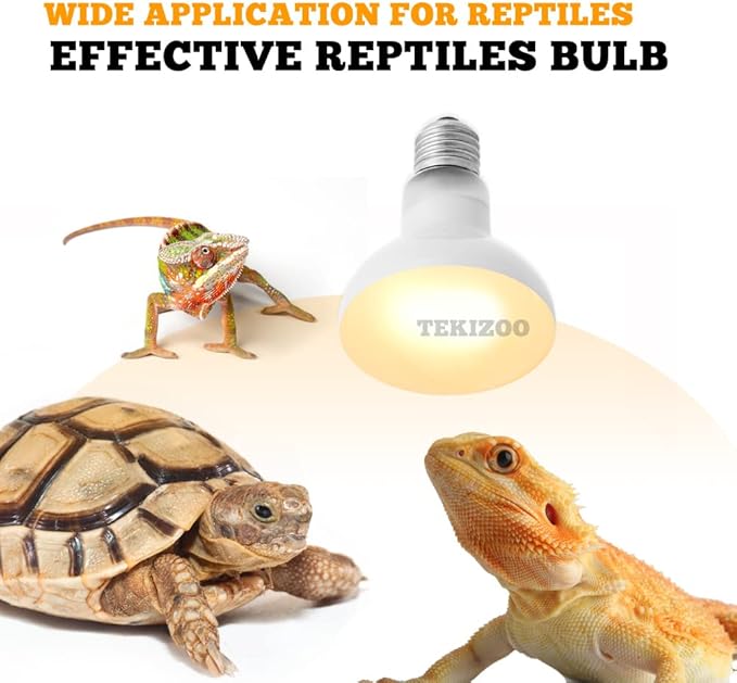 3 Pack Heat Lamp 100W,Basking Spot Simulated Natural Sunlight Heating Lamp Bulb,UVA Lamp Bulb Heat Emitter for Reptile Chickens Brooder Tortoise Pet