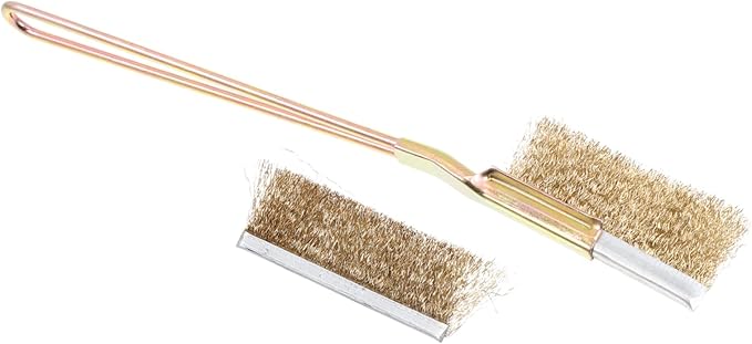 GANAZONO 1set Handle Bird Cage Brush for Easy Cleaning Wire Brush Extra Handle for Cage Maintenance and Effortless Bird Dropping Removal