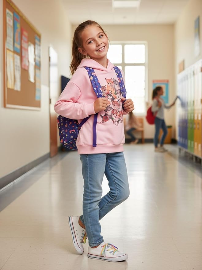 WELAKEN Sweatshirts for Girls Toddler & Kids II Little Girl's Pullover Tops Sweaters & Hoodies
