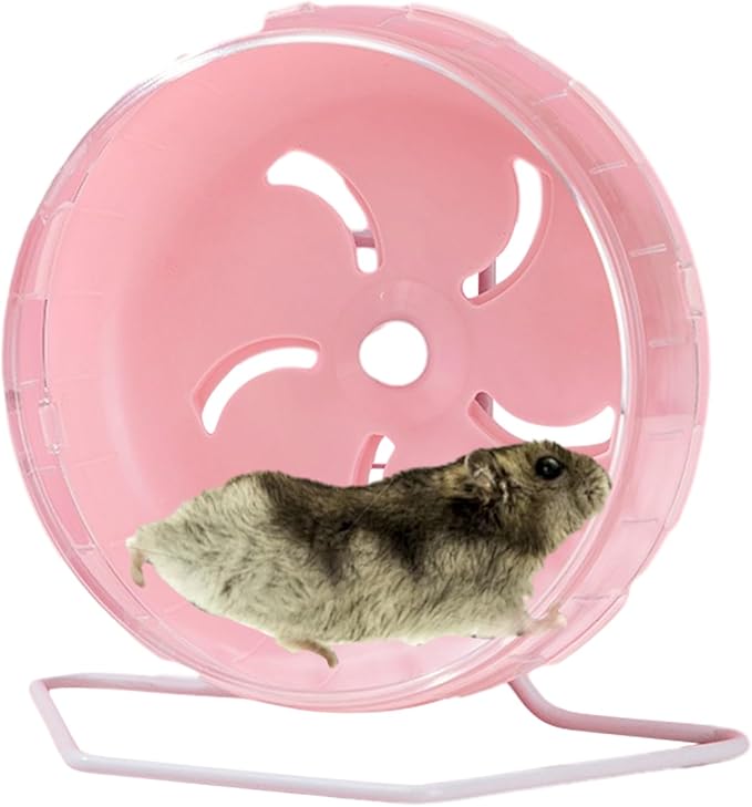 Doefo Silent Hamster Wheel 6 Inch - Quiet Hamster Wheel Dwarf Hamster Toys | Hamster Exercise Wheels Small Animal Toys, Exercise Wheel for Hamsters, Gerbils, Mice, Hedgehog