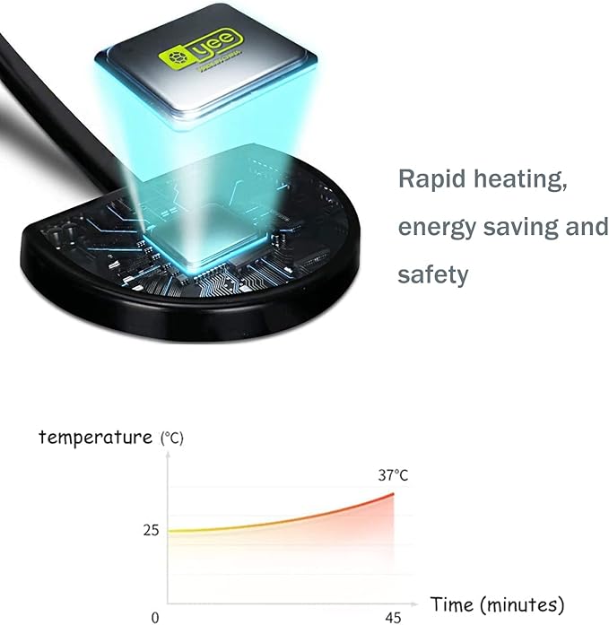 Reptile Heating Mat with Temperature Adjustment, Waterproof Reptile Heat Pad Under Tank Terrarium Heater for Amphibians, Small Animals, Seeding (20W - 16.5 x 11 in)