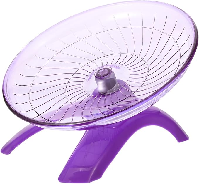 POPETPOP Silent Hamster Running Wheel 7 Inch Exercise Toy for Hamsters Gerbils Mice Hedgehogs Squirrels Quiet Fitness Wheel for Small Pets