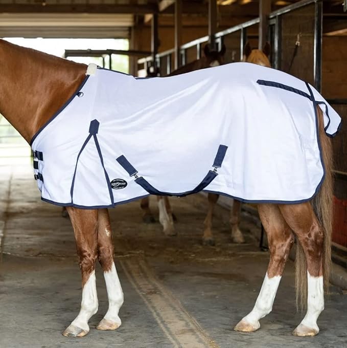 Tack Shack of Ocala- Reinsman Circle Y Breathable Mesh Fly Sheet, Fly Sheet for Horses, Mesh Fly Sheet, Fly Sheet, Breathable Comfy Fly Sheet (81)